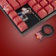 Клавиатура с мишка FR-TEC OP4001 QWERTY Бургундия NaN –  BB Пакети клавиатура и мишка