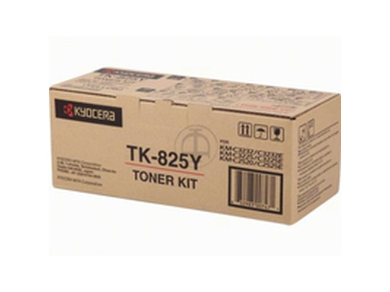Oригинален тонер Kyocera TK-825Y Жълт Черен NaN –  BB Тонер касети