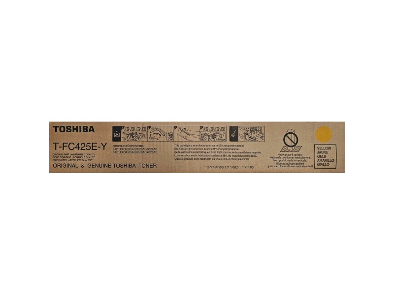 Oригинален тонер Toshiba T-FC425EY e-STUDIO6525AC Series Жълт NaN –  BB Тонер касети