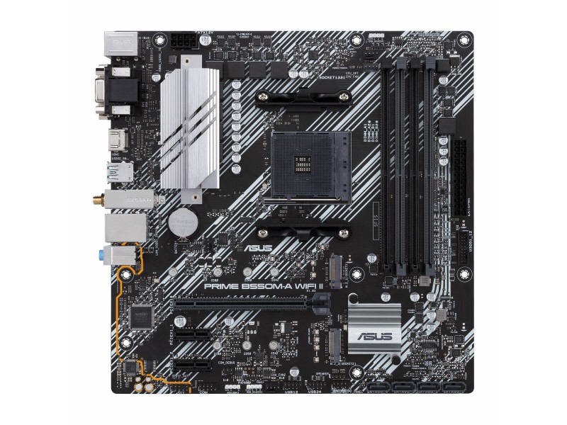 Дънна платка Asus PRIME B550M-A WIFI II Intel Wi-Fi 6 AMD B550 AMD AM4 NaN –  BB Дънни платки