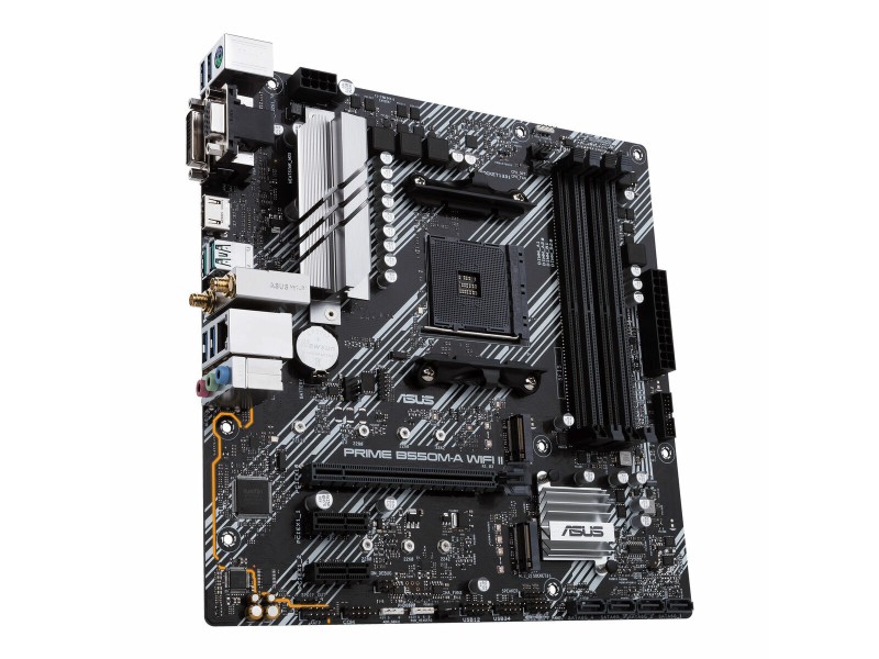 Дънна платка Asus PRIME B550M-A WIFI II Intel Wi-Fi 6 AMD B550 AMD AM4 NaN –  BB Дънни платки