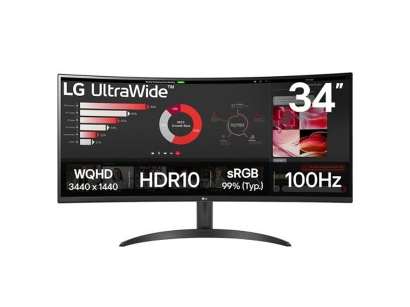 Монитор LG 34WR50QK-B Wide Quad HD 34 100 Hz NaN –  BB Монитори