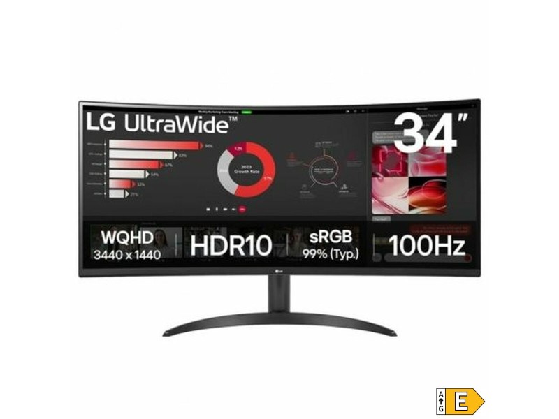 Монитор LG 34WR50QK-B Wide Quad HD 34 100 Hz NaN –  BB Монитори
