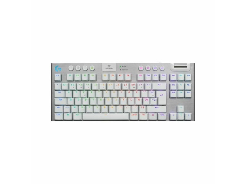 Клавиатура Logitech G915 X Бял френски AZERTY NaN –  BB Клавиатури