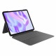 Калъф за таблет Logitech iPad Pro Черен Сив Графит AZERTY QWERTY Qwerty US NaN –  BB Твърди корици