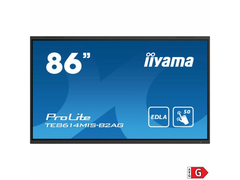 Монитор Videowall Iiyama ProLite TE8614MIS-B2AG 86 4K Ultra HD NaN –  BB Монитори за видеостена