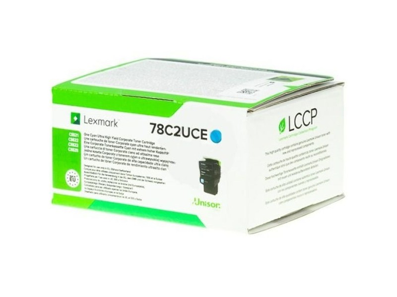 Оригиална касета за мастило Lexmark 78C2UCE Синьо-зелен (1 броя) NaN –  BB Касети с мастило