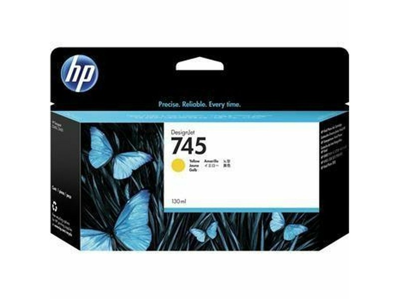 Оригиална касета за мастило HP HP DesignJet 745 Жълт (1 броя) NaN –  BB Касети с мастило