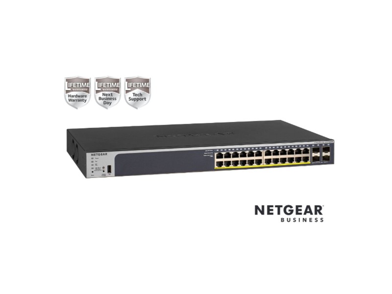 Суич Netgear GS728TP-300EUS NaN –  BB Мрежови комутатори