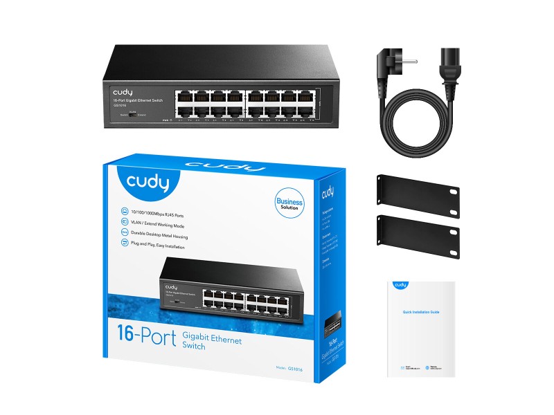 Суич Cudy GS1016 NaN –  BB Мрежови комутатори