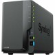 SATA 5.25 калъф за SATA 2.5 Synology DS224+ Черен Intel Celeron J4125 NaN –  BB Мрежово прикачено хранилище