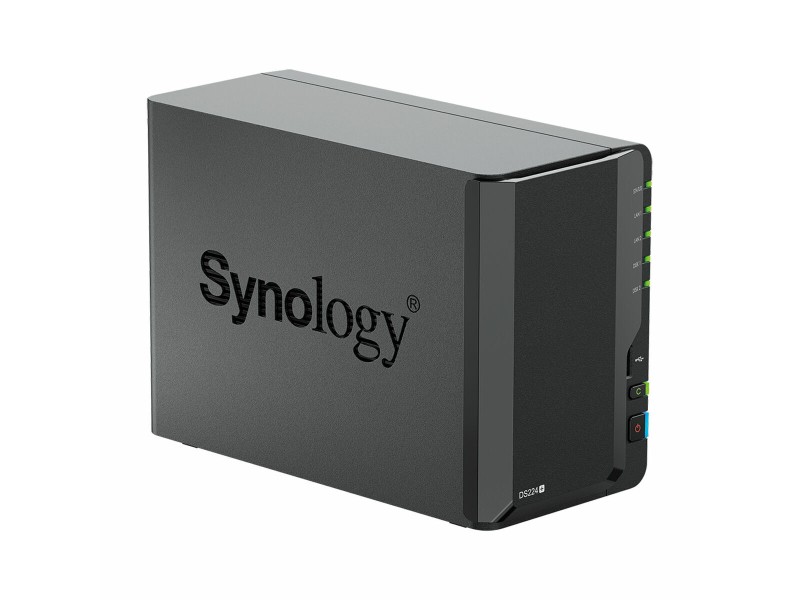 SATA 5.25 калъф за SATA 2.5 Synology DS224+ Черен Intel Celeron J4125 NaN –  BB Мрежово прикачено хранилище