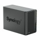 SATA 5.25 калъф за SATA 2.5 Synology DS224+ Черен Intel Celeron J4125 NaN –  BB Мрежово прикачено хранилище
