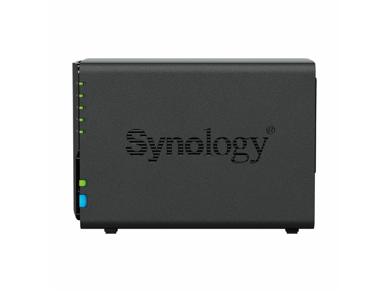 SATA 5.25 калъф за SATA 2.5 Synology DS224+ Черен Intel Celeron J4125 NaN –  BB Мрежово прикачено хранилище