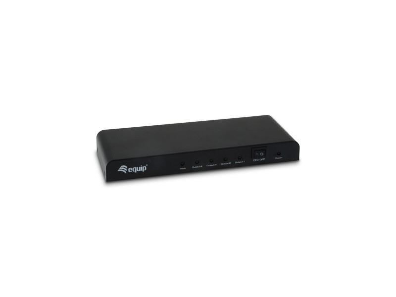 Разклонител Equip 4 PUERTOS Черен NaN –  BB DVI-HDMI адаптери