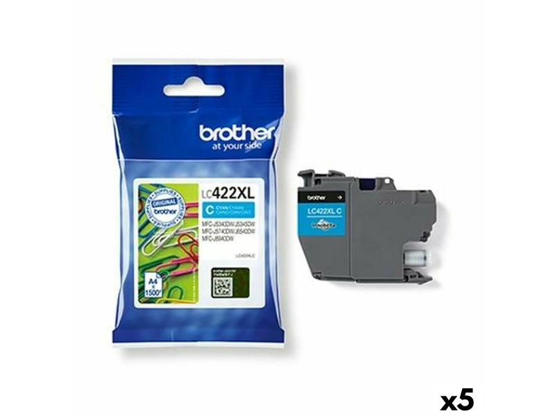 Оригиална касета за мастило Brother MFCJ5340DW MFCJ5740DW MFCJ6540DW MFCJ6940DW Синьо-зелен (5 броя) NaN –  BB Касети с мастило