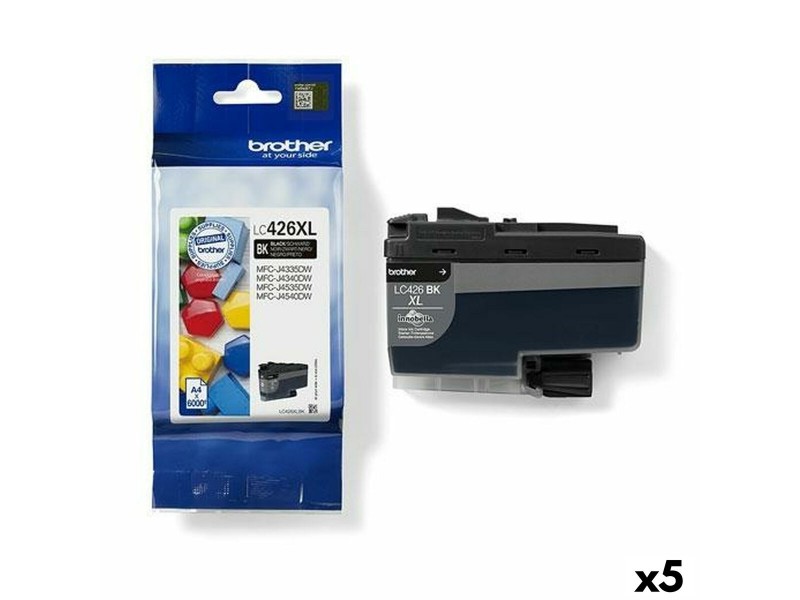 Оригиална касета за мастило Brother MFC-J4340DW J4540DWXL J4540DW Черен (5 броя) NaN –  BB Касети с мастило