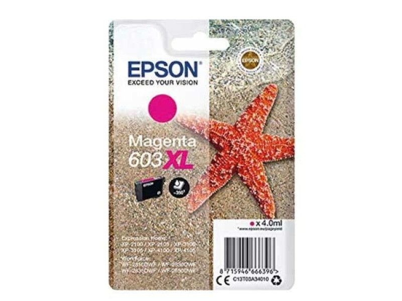 Оригиална касета за мастило Epson 603 XL Пурпурен цвят (10 броя) NaN –  BB Касети с мастило