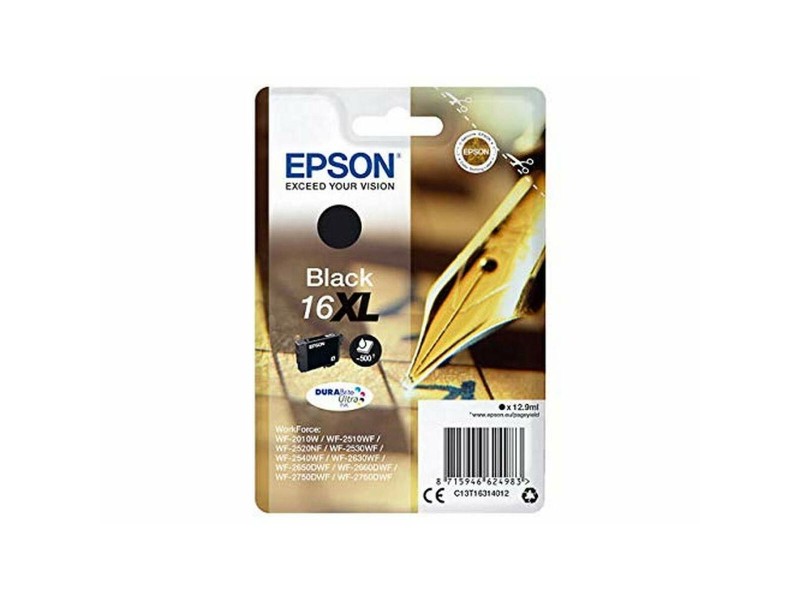 Оригиална касета за мастило Epson Nº16XL Черен (10 броя) NaN –  BB Касети с мастило