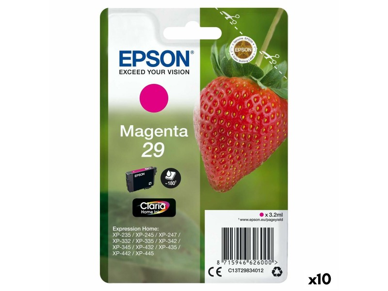 Оригиална касета за мастило Epson XP 235 332 335 432 435 Пурпурен цвят (10 броя) NaN –  BB Касети с мастило