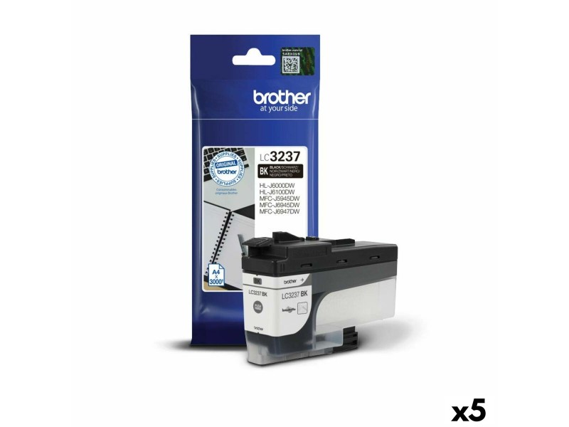 Оригиална касета за мастило Brother HLJ6000 / MFCJ5945 6945 Черен (5 броя) NaN –  BB Касети с мастило