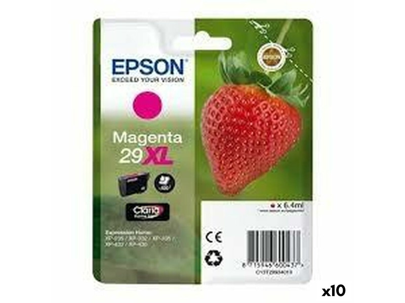 Оригиална касета за мастило Epson 29 XL Пурпурен цвят (10 броя) NaN –  BB Касети с мастило