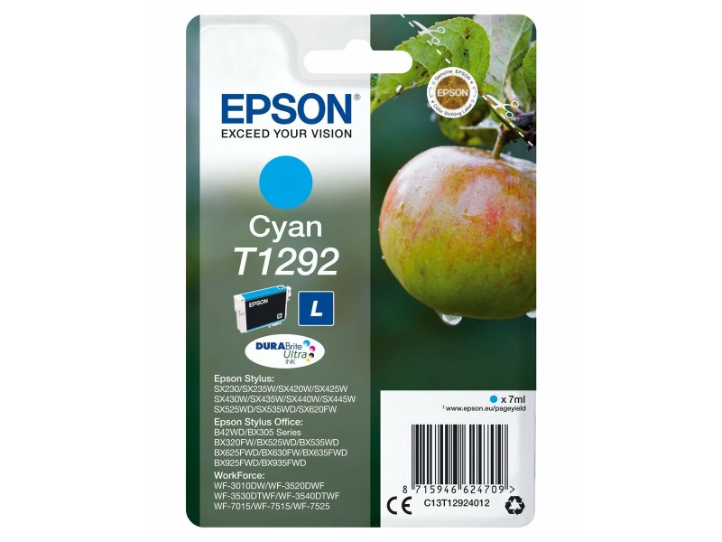 Оригиална касета за мастило Epson SX 235W /420W/425W/ OFFICE BX305F/320FW Синьо-зелен (10 броя) NaN –  BB Касети с мастило