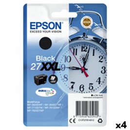 Оригиална касета за мастило Epson WF-3000 7000 - Nº27XXL Черен (4 броя)