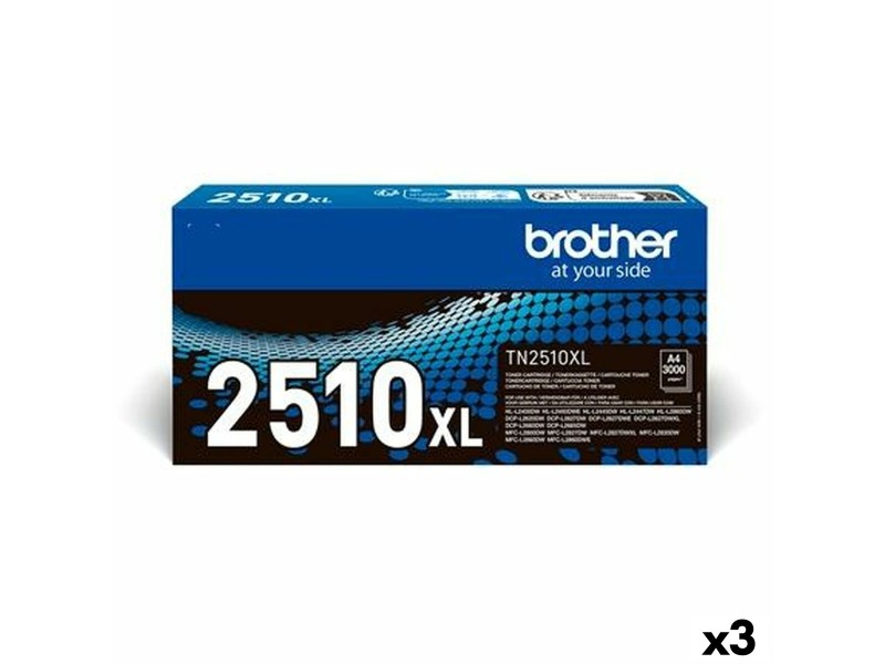 Oригинален тонер Brother HLL2400DW HLL2445DW DCPL2620DW DCPL2627DWXL DCPL26 Черен (3 броя) NaN –  BB Тонер касети