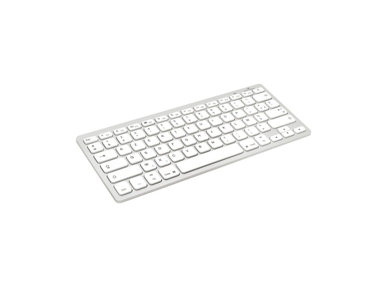 Блутут клавиатура Bluestork BS-KB-MICRO/BT/SP Бял Сребрист Испанска Qwerty NaN –  BB Клавиатури