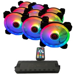 Вентилатор за кутия Talius IRIS SPECTRUM ARGB/CRONOS Ø 12 cm