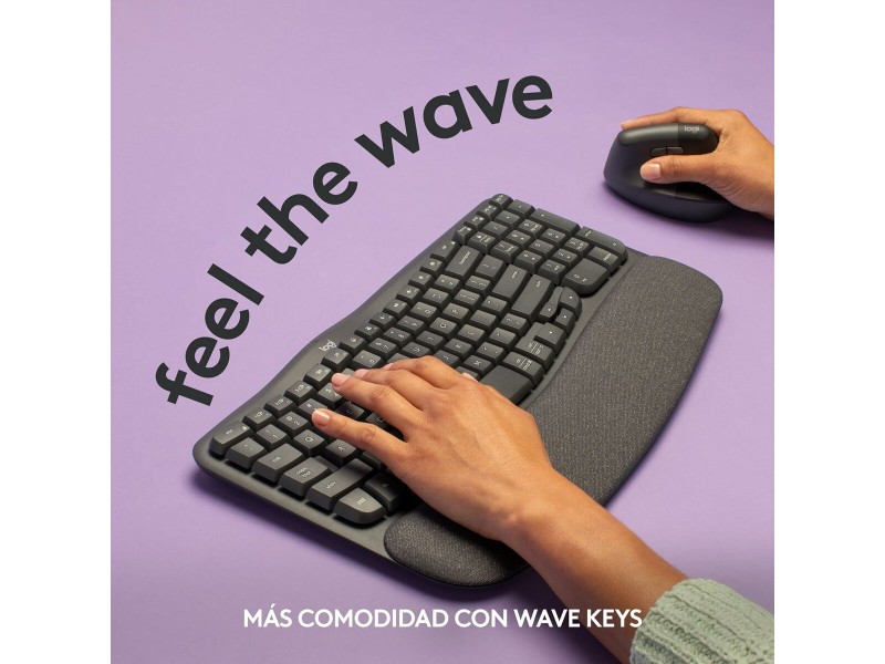 Клавиатура Logitech 920-012296 Графит испански QWERTY NaN –  BB Пакети клавиатура и мишка