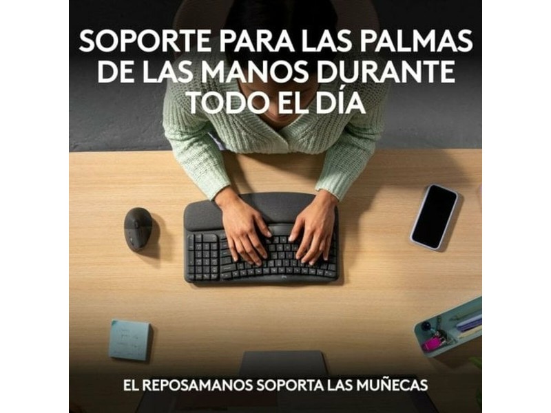 Клавиатура Logitech 920-012296 Графит испански QWERTY NaN –  BB Пакети клавиатура и мишка