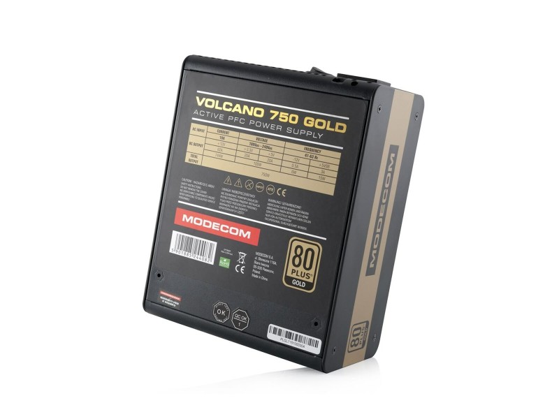 Захранване Modecom ZAS-MC90-SM-750-ATX-VOLCANO-GOLD ATX 750 W 80 Plus Gold NaN –  BB Захранвания