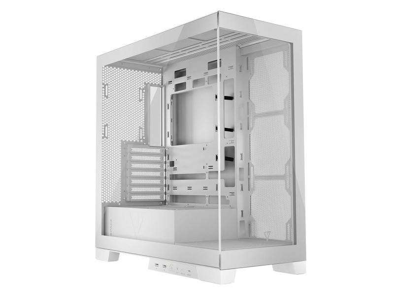 ATX полу-висока кутия Modecom AT-SPACE-PG-NF-10-000000-0002 Бял NaN –  BB Калъфи за настолни компютри