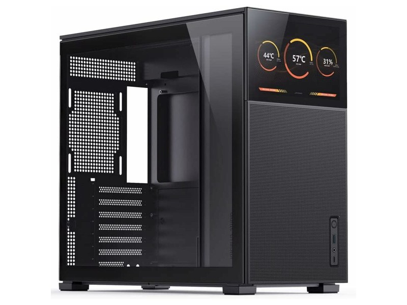 ATX полу-висока кутия Jonsbo D41 MESH BLACK SC Черен LCD Дисплей NaN –  BB Калъфи за настолни компютри
