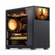 ATX полу-висока кутия Jonsbo D41 MESH BLACK SC Черен LCD Дисплей NaN –  BB Калъфи за настолни компютри