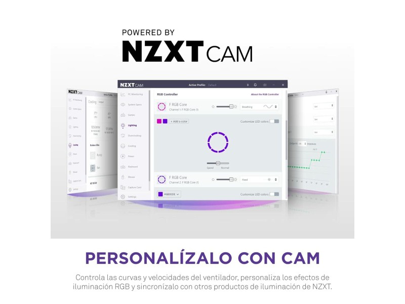 Вентилатор на процесора NZXT NZXT F120 RGB NaN –  BB Вентилатори на процесора