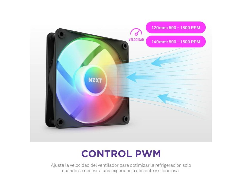 Вентилатор на процесора NZXT NZXT F120 RGB NaN –  BB Вентилатори на процесора
