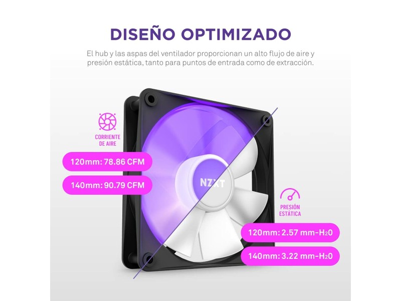 Вентилатор на процесора NZXT NZXT F120 RGB NaN –  BB Вентилатори на процесора