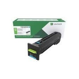 Toнер Lexmark 72K20C0 Черен Синьо-зелен