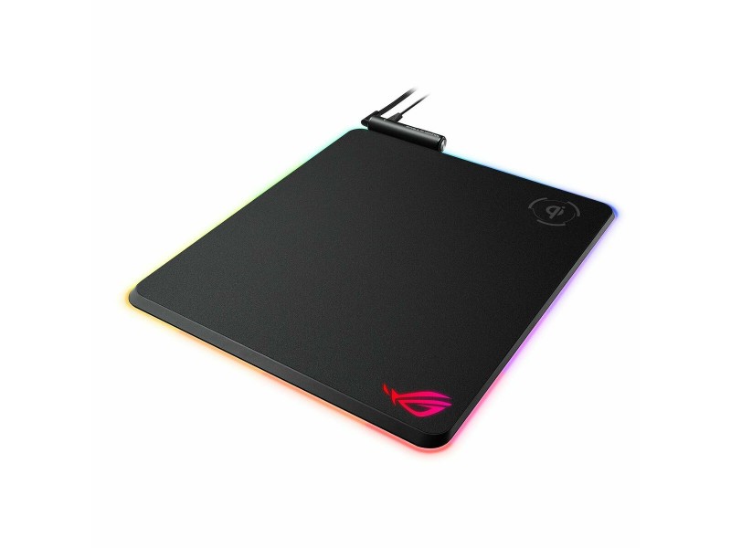 Нехлъзгаща се постелка Asus ROG Balteus Qi Черен NaN –  BB Подложки за мишка