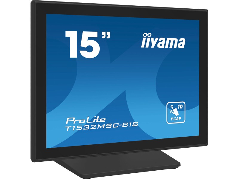 Монитор Iiyama ProLite T1532MSC-B1S 15 XGA 50 - 60 Hz NaN –  BB Монитори