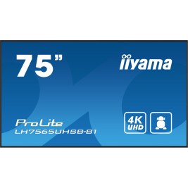 Монитор Videowall Iiyama ProLite LH7575UHS-B1AG 75" 4K Ultra HD