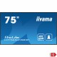 Монитор Videowall Iiyama ProLite LH7575UHS-B1AG 75 4K Ultra HD NaN –  BB Монитори за видеостена