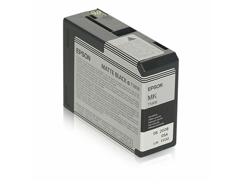 Оригиална касета за мастило Epson C13T580800 Черен Матово черно NaN –  BB Касети с мастило