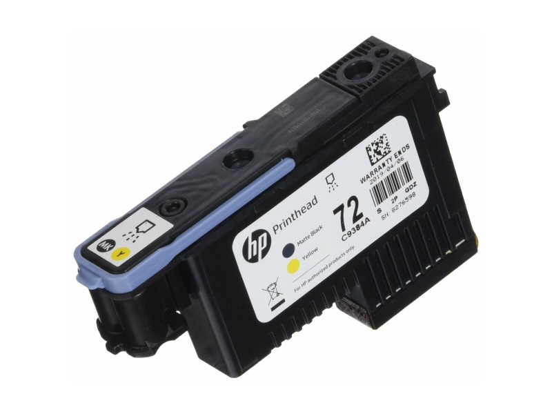 Оригиална касета за мастило HP 72 Черен/Жълт NaN –  BB Печатни глави