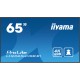Монитор Videowall Iiyama ProLite LH6565UHSB-B1 65 4K Ultra HD 50 - 60 Hz 60 Hz NaN –  BB Монитори за видеостена