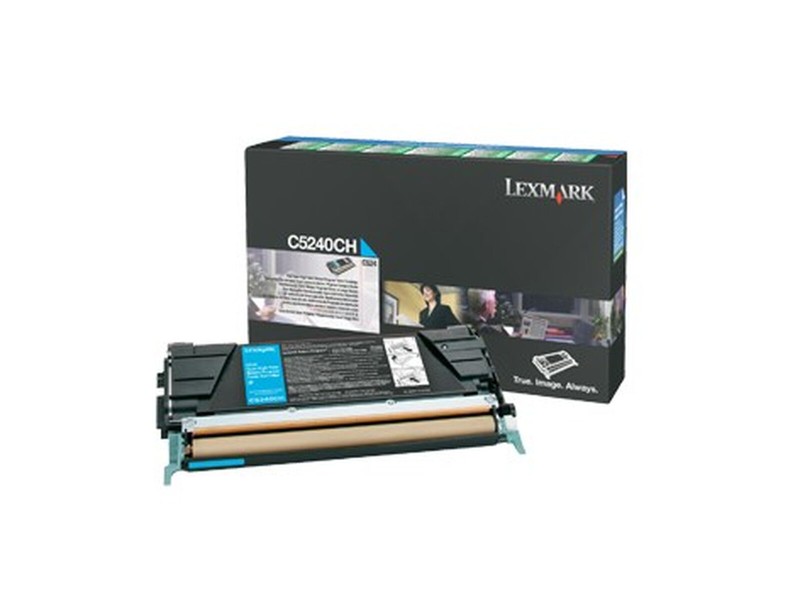 Oригинален тонер Lexmark 00C5240CH Синьо-зелен NaN –  BB Тонер касети