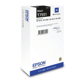 Оригиална касета за мастило Epson T7551 Черен